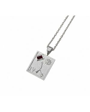 Cier Cancer Zodiac Necklace - Metallic