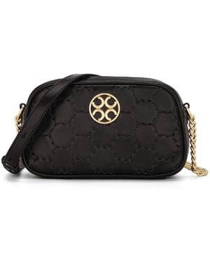 Orange Cube Quilted Impressions Camera Bag - Black
