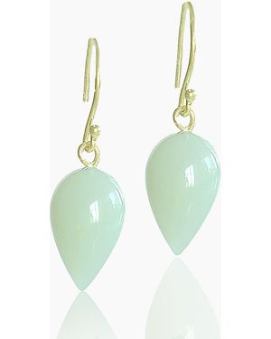 Lori Kaplan Design Serpentine Drop Earrings - Green