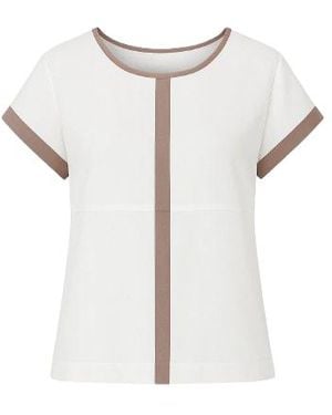 Conquista Neutrals Sleeveless Summer Top - White