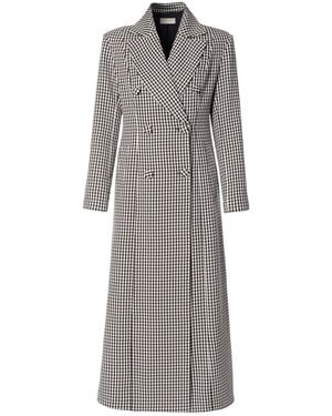 AGGI by HALEWSKI Stephanie Antique Maxi Coat - Grey