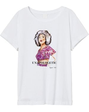 Monique Singh Unapologetic T-Shirt Aicha - White