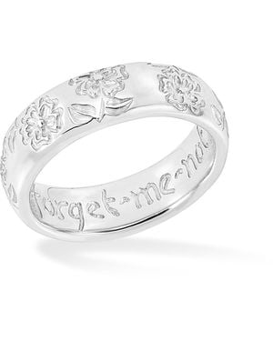 Dower & Hall Forget Me Not Twinkle Ring - Metallic