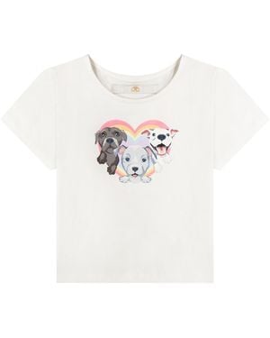 Cloud Haven Big Heart Signature Pittie Tee - Gray