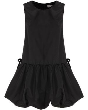 Georgette Coco Mini Dress - Black