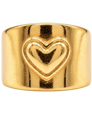 Lexi Jewelry Heart Of Adjustable Ring - Metallic