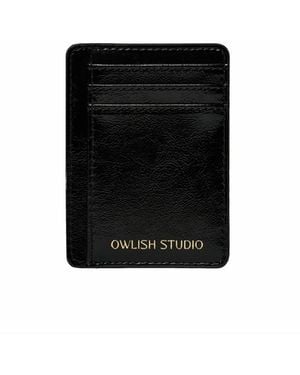 Owlish Studio Opus Vegan Leather Cardholder - Black