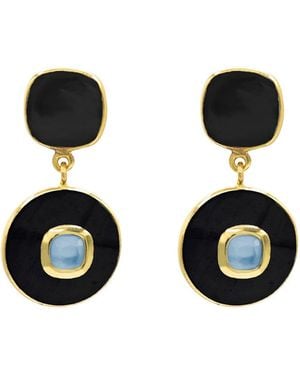 Marcia Moran Inelda Earrings And Tanzanite - Black