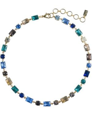 Native Gem Jagger Necklace- Azure - Blue