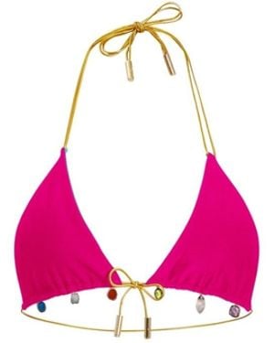 Capri Swim™ Aquessa Reversible Gemstone Bikini Top - Pink