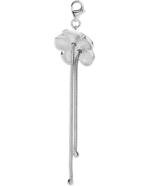 Lucy Quartermaine Lilly Charm With Two Long Tassels - White