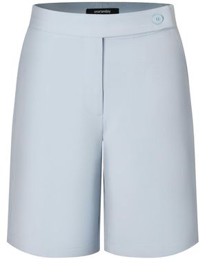 Smart and Joy Minimalist Bermuda Shorts - Blue