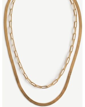 Elk & Bloom Double Chain Set - White