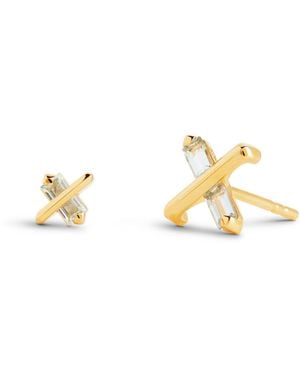 Kasun Butterfly Kiss Earrings - Metallic