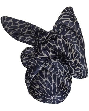 Romer Millinery Twisturban Turban - Blue