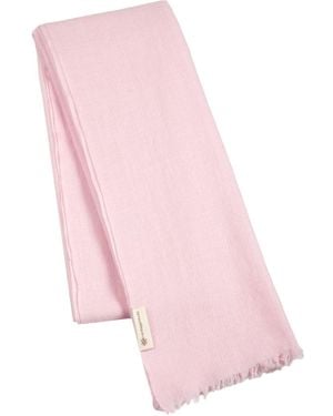 Heritagemoda Handwoven Wool-Silk Scarf – Soft Luxury Accessory - Pink
