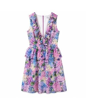 NEVA Elodia Floral Resort Dress - Purple