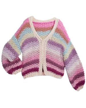 Saachi Reversible Pullover Multi Jumper - Purple