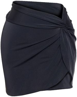 Selkie Nero Knot Pareo Skirt - Blue