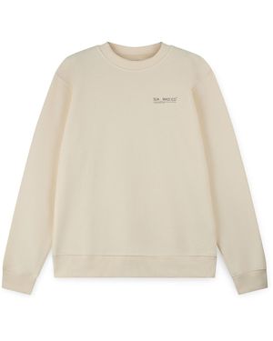 Sea_Washed Neutrals Organic Cotton 'Calling' Sweater - Gray