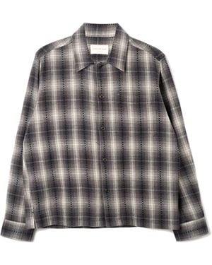 Far Afield Kali Check Busey Shirt - Grey