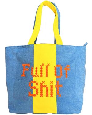 Lilly Loves And Terry Beach Bags Full Of Shit - Blue