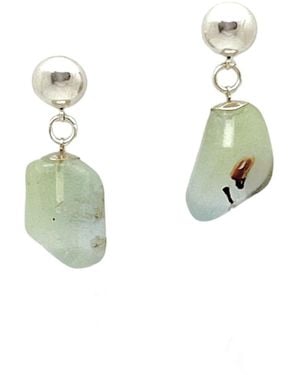 Bio-Trimmings Sherrington Earrings Mint - Green