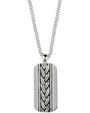 Charlotte's Web Jewellery Sterling Silver Celtic Knot Pendant Necklace - Metallic