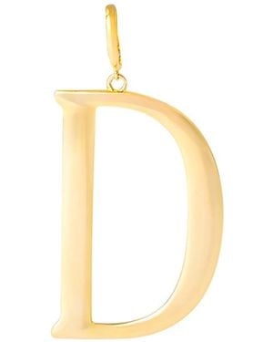 Chiara Tedeschi Jewellery Initial Charm - Metallic