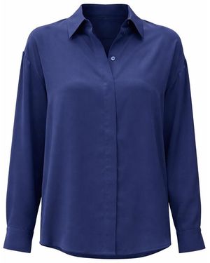 Exquise Alexander Long Sleeve Shirt – - Blue