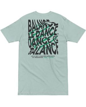 Anchor and Crew Ice Balance Le Dance Disco! Heavy Cotton Embroidered T-Shirt - Green