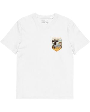 Anchor and Crew Think Ocean Elephant Love The Planet Organic Cotton T-Shirt - White