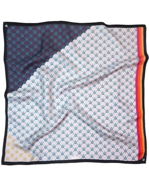 Kueen Silk Scarf - Blue