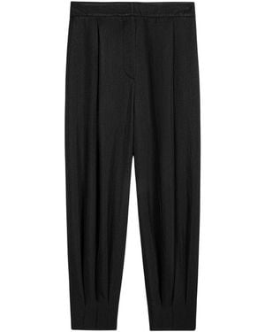 Nocturne Fluid Balloon-Leg Pants - Black