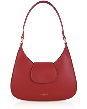 Le Parmentier Obolo Leather Shoulder Bag - Red