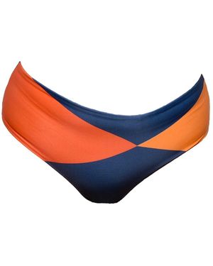 Akosha Swimwear Something Borrowed Something Bikini Bottoms - Blue