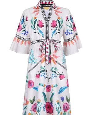 IslaPayal Cape Midi - Blue