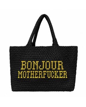 Lilly Loves Bonjour Motherfucker Handbag - Black