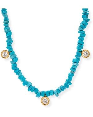 Martina Rozenberg Smira Jewelry Tres Sierra Necklace - Blue