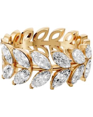 Aya Fine Jewelry Marquise Lab Grown Diamond Eternity Band Ring - Metallic