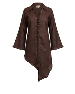 Muda Clothing Fz Llc Espresso High Low Top - Brown