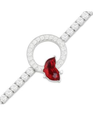 Maison De Gala Scarlet Butterfly Bracelet - White