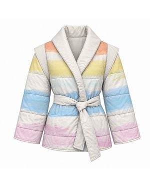 LOVEIST STORE Almeria Convertible Jacket With Detachable Sleeves - Blue