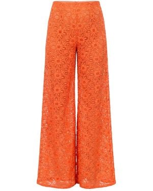 AGGI by HALEWSKI Jenny Sun Lace Pants - Orange