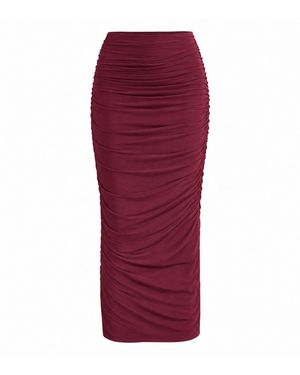Alia Studio Adore Midi Skirt - Red