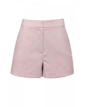 AGGI by HALEWSKI Kori Pastel Melange Shorts - Pink