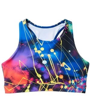 Lilia Munn Nebula Sports Bra - Blue