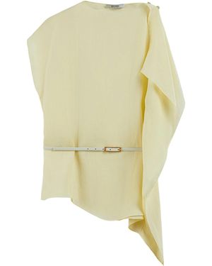 Nocturne Sleeveless Woven Blouse - White