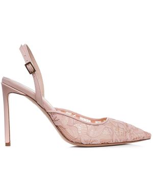 Ginissima Ines Lace Slingbacks - Pink