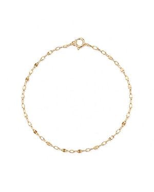 Verita New York 14K-Filled Oval Disc Chain Bracelet - Metallic